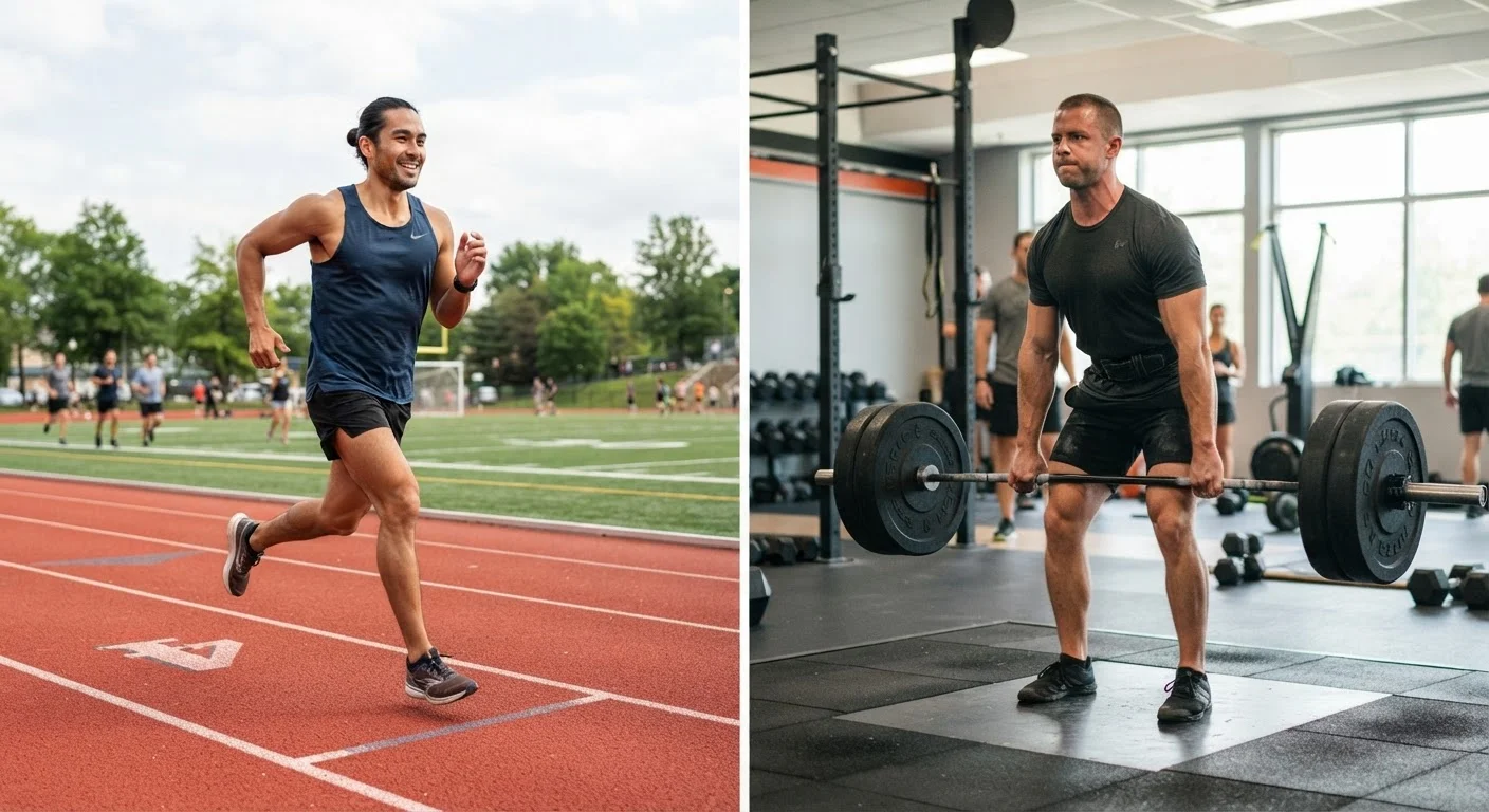 Aerobic Exercise vs. Resistance Training: What Men's Health Research Actually Shows