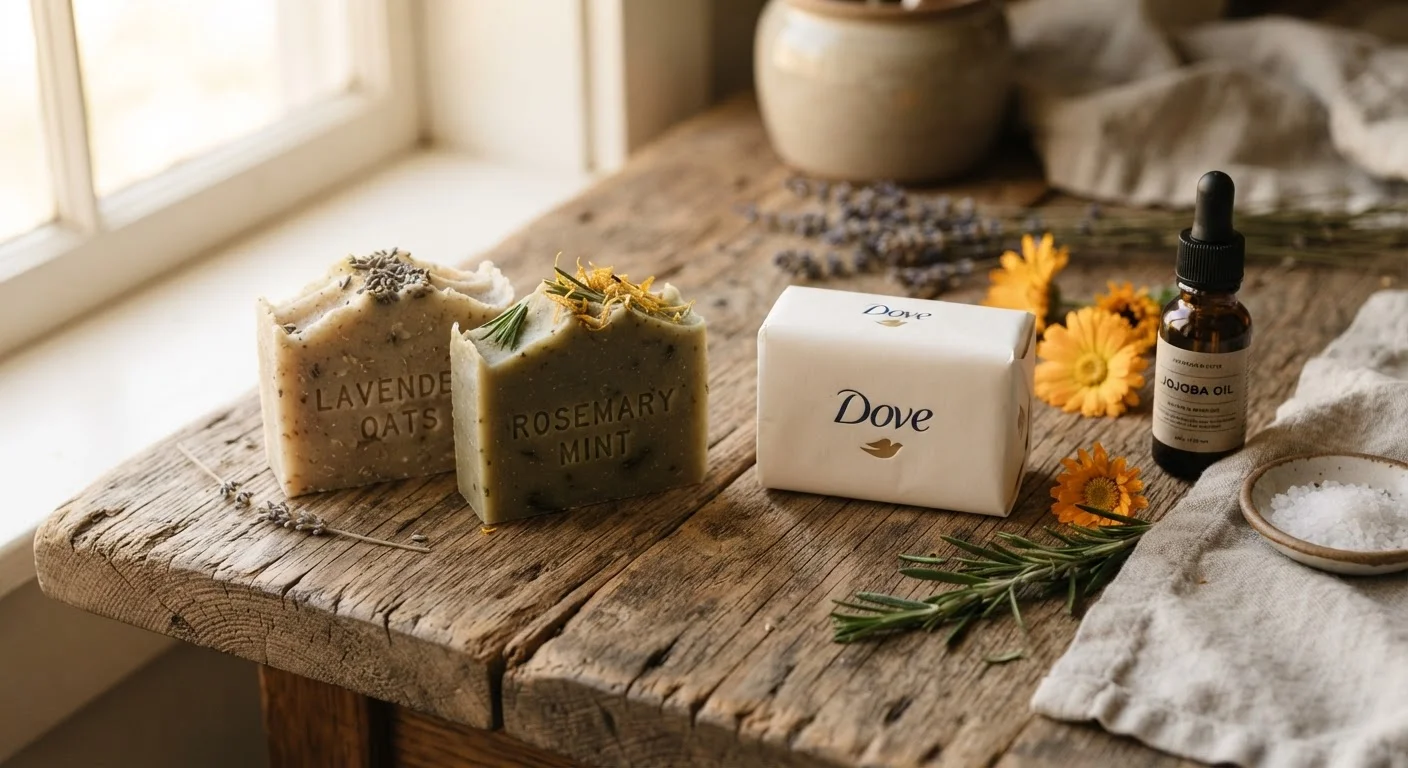 Cold-Process Soap vs. Commercially Made Bars: What's Actually Different?
