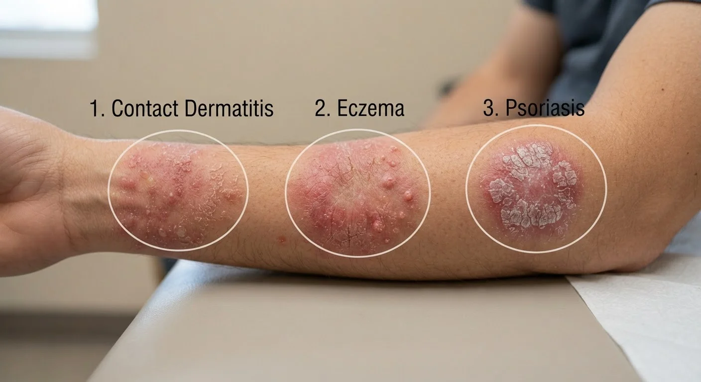 Eczema, Psoriasis, and Contact Dermatitis: How These Skin Conditions Differ