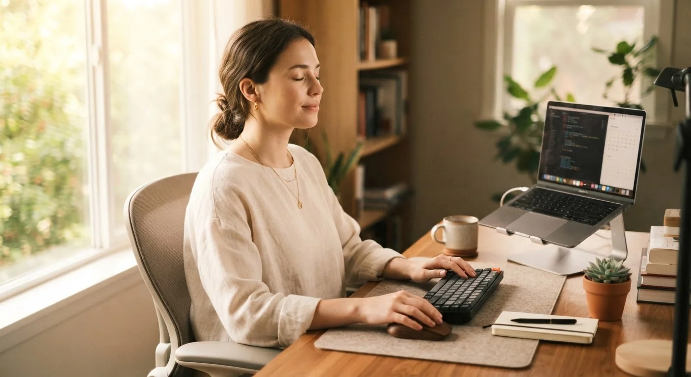 Woven Into the Workday: Mindful Moments for Desk-Based Routines